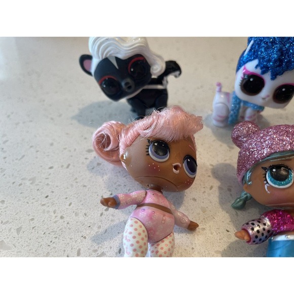 LOL Surprise OMG Fashion Dolls And Pets Set Of 7 - Picture 3 of 9